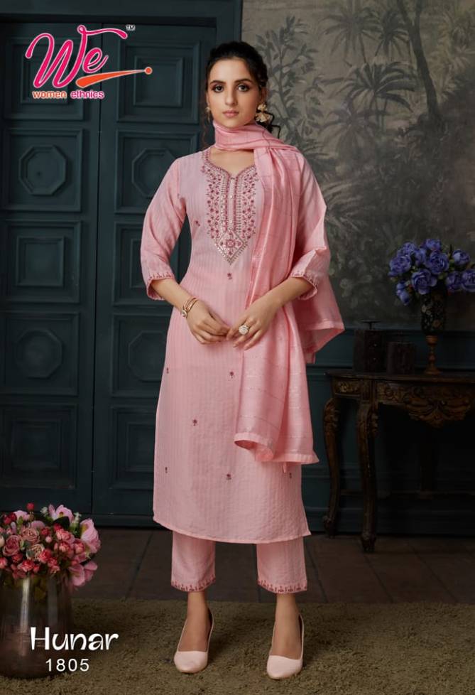 Hunar By We 1801-1806 Readymade Salwar Suits Catalog